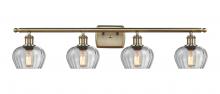 Innovations Lighting 516-4W-AB-G92 - Fenton - 4 Light - 37 inch - Antique Brass - Bath Vanity Light