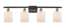 Innovations Lighting 516-4W-BAB-G111 - Cobbleskill - 4 Light - 35 inch - Black Antique Brass - Bath Vanity Light