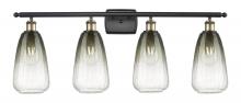 Innovations Lighting 516-4W-BAB-G480-6SL - Brookhaven Almond - 4 Light - 36 inch - Black Antique Brass - Bath Vanity Light