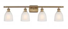 Innovations Lighting 516-4W-BB-G441 - Brookfield - 4 Light - 36 inch - Brushed Brass - Bath Vanity Light