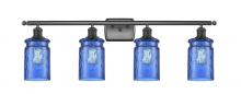Innovations Lighting 516-4W-BK-G352-BL - Candor 4 Light Bath Vanity Light