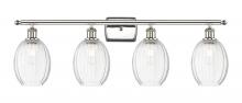 Innovations Lighting 516-4W-PN-G459-6CL - Preston Bulb - 4 Light - 36 inch - Polished Nickel - Bath Vanity Light