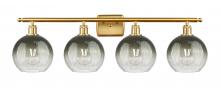 Innovations Lighting 516-4W-SG-G483-8SL - Brookhaven Globe - 4 Light - 38 inch - Satin Gold - Bath Vanity Light
