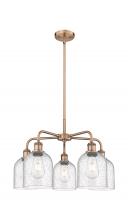 Innovations Lighting 516-5CR-AC-G558-6SDY - Bella - 5 Light - 24 inch - Antique Copper - Chandelier