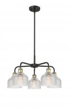 Innovations Lighting 516-5CR-BAB-G412 - Dayton - 5 Light - 24 inch - Black Antique Brass - Chandelier