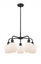 Innovations Lighting 516-5CR-BK-G101 - Belfast - 5 Light - 24 inch - Matte Black - Chandelier