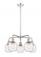 Innovations Lighting 516-5CR-PC-G1013 - Belfast - 5 Light - 24 inch - Polished Chrome - Chandelier