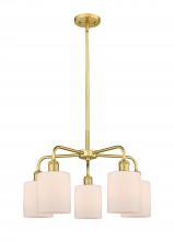 Innovations Lighting 516-5CR-SG-G111 - Cobbleskill - 5 Light - 23 inch - Satin Gold - Chandelier