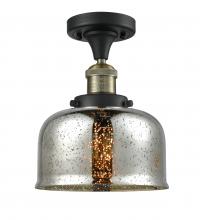 Innovations Lighting 517-1CH-BAB-G78 - Bell - 1 Light - 8 inch - Black Antique Brass - Semi-Flush Mount