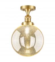 Innovations Lighting 517-1CH-SG-G208-10 - Beacon - 1 Light - 10 inch - Satin Gold - Semi-Flush Mount