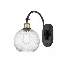 Innovations Lighting 518-1W-BAB-G1214-8 - Athens Twisted Swirl 1 Light 8 inch Sconce