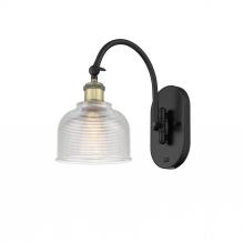 Innovations Lighting 518-1W-BAB-G412 - Dayton - 1 Light - 6 inch - Black Antique Brass - Adjustable Swing Arm