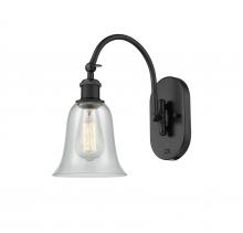 Innovations Lighting 518-1W-BK-G2812 - Hanover - 1 Light - 6 inch - Matte Black - Adjustable Swing Arm