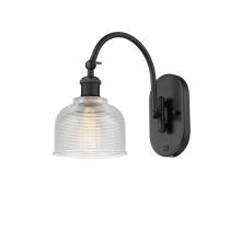 Innovations Lighting 518-1W-BK-G412 - Dayton - 1 Light - 6 inch - Matte Black - Adjustable Swing Arm