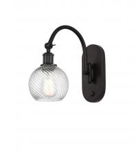 Innovations Lighting 518-1W-OB-G1214-6 - Athens Twisted Swirl 1 Light 6 inch Sconce