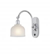 Innovations Lighting 518-1W-PC-G411 - Dayton - 1 Light - 6 inch - Polished Chrome - Adjustable Swing Arm