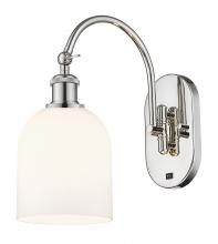 Innovations Lighting 518-1W-PN-G558-6GWH - Bella - 1 Light - 6 inch - Polished Nickel - Adjustable Swing Arm