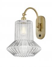 Innovations Lighting 518-1W-SG-G212 - Springwater - 1 Light - 12 inch - Satin Gold - Adjustable Swing Arm