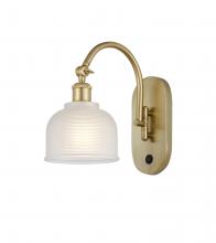 Innovations Lighting 518-1W-SG-G411 - Dayton - 1 Light - 6 inch - Satin Gold - Adjustable Swing Arm