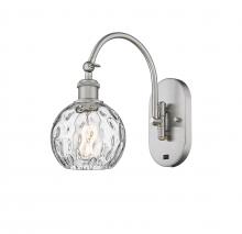 Innovations Lighting 518-1W-SN-G1215-6 - Athens Water Glass - 1 Light - 6 inch - Brushed Satin Nickel - Adjustable Swing Arm