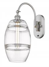 Innovations Lighting 518-1W-SN-G557-8CL - Vaz - 1 Light - 8 inch - Brushed Satin Nickel - Adjustable Swing Arm