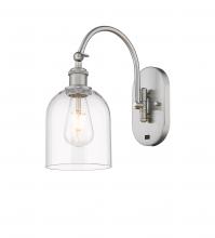 Innovations Lighting 518-1W-SN-G558-6CL - Bella - 1 Light - 6 inch - Brushed Satin Nickel - Adjustable Swing Arm