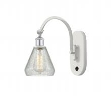 Innovations Lighting 518-1W-WPC-G275 - Conesus - 1 Light - 6 inch - White Polished Chrome - Adjustable Swing Arm