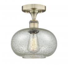 Innovations Lighting 616-1F-AB-G249 - Gorham - 1 Light - 10 inch - Antique Brass - Semi-Flush Mount