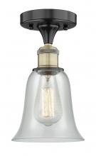 Innovations Lighting 616-1F-BAB-G2812 - Hanover - 1 Light - 6 inch - Black Antique Brass - Flush Mount