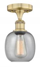 Innovations Lighting 616-1F-BB-G104 - Belfast - 1 Light - 6 inch - Brushed Brass - Semi-Flush Mount