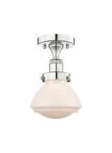 Innovations Lighting 616-1F-PN-G321 - Olean - 1 Light - 7 inch - Polished Nickel - Semi-Flush Mount