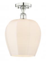 Innovations Lighting 616-1F-PN-G461-12 - Norfolk - 1 Light - 12 inch - Polished Nickel - Semi-Flush Mount