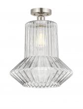 Innovations Lighting 616-1F-SN-G212 - Springwater - 1 Light - 12 inch - Brushed Satin Nickel - Semi-Flush Mount