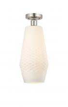 Innovations Lighting 616-1F-SN-G681-7 - Windham - 1 Light - 7 inch - Brushed Satin Nickel - Flush Mount