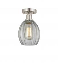 Innovations Lighting 616-1F-SN-G82 - Eaton - 1 Light - 6 inch - Brushed Satin Nickel - Semi-Flush Mount