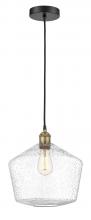 Innovations Lighting 616-1P-BAB-G654-12 - Cindyrella - 1 Light - 12 inch - Black Antique Brass - Cord hung - Mini Pendant