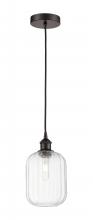 Innovations Lighting 616-1P-OB-G460-7CL - Preston Cylinder - 1 Light - 7 inch - Oil Rubbed Bronze - Cord hung - Mini Pendant
