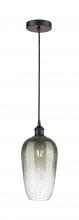 Innovations Lighting 616-1P-OB-G484-7SL - Brookhaven Flute - 1 Light - 7 inch - Oil Rubbed Bronze - Cord hung - Mini Pendant