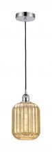 Innovations Lighting 616-1P-PC-G460-7ME - Preston Cylinder - 1 Light - 7 inch - Polished Chrome - Cord hung - Mini Pendant