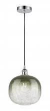 Innovations Lighting 616-1P-PC-G481-10SL - Brookhaven Sphere - 1 Light - 11 inch - Polished Chrome - Cord hung - Mini Pendant