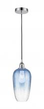 Innovations Lighting 616-1P-PC-G484-7SB - Brookhaven Flute - 1 Light - 7 inch - Polished Chrome - Cord hung - Mini Pendant