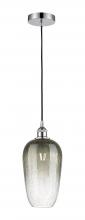 Innovations Lighting 616-1P-PC-G484-7SL - Brookhaven Flute - 1 Light - 7 inch - Polished Chrome - Cord hung - Mini Pendant