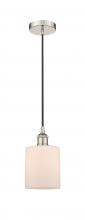 Innovations Lighting 616-1P-PN-G111 - Cobbleskill - 1 Light - 5 inch - Polished Nickel - Cord hung - Mini Pendant