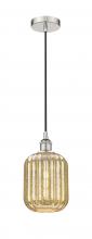 Innovations Lighting 616-1P-PN-G460-7ME - Preston Cylinder - 1 Light - 7 inch - Polished Nickel - Cord hung - Mini Pendant