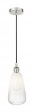 Innovations Lighting 616-1P-PN-G480-6OP - Brookhaven Almond - 1 Light - 6 inch - Polished Nickel - Cord hung - Mini Pendant