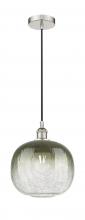 Innovations Lighting 616-1P-PN-G481-10SL - Brookhaven Sphere - 1 Light - 11 inch - Polished Nickel - Cord hung - Mini Pendant