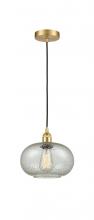 Innovations Lighting 616-1P-SG-G249 - Gorham - 1 Light - 10 inch - Satin Gold - Cord hung - Mini Pendant