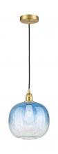 Innovations Lighting 616-1P-SG-G481-10SB - Brookhaven Sphere - 1 Light - 11 inch - Satin Gold - Cord hung - Mini Pendant