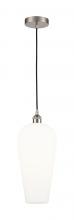 Innovations Lighting 616-1P-SN-G456-8WH - Chelsea - 1 Light - 8 inch - Brushed Satin Nickel - Cord hung - Mini Pendant
