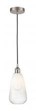 Innovations Lighting 616-1P-SN-G480-6OP - Brookhaven Almond - 1 Light - 6 inch - Brushed Satin Nickel - Cord hung - Mini Pendant
